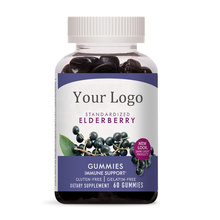 FREE SAMPLE 6 different gummies Black elderberry gummies vitamins zinc for immune supplement